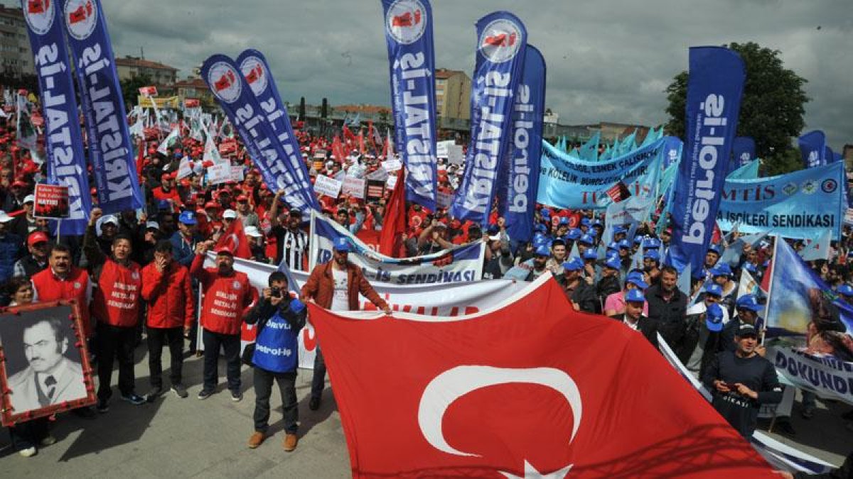 İşçi sınıfının kaygısı "Vatan, Emek, Birlik"