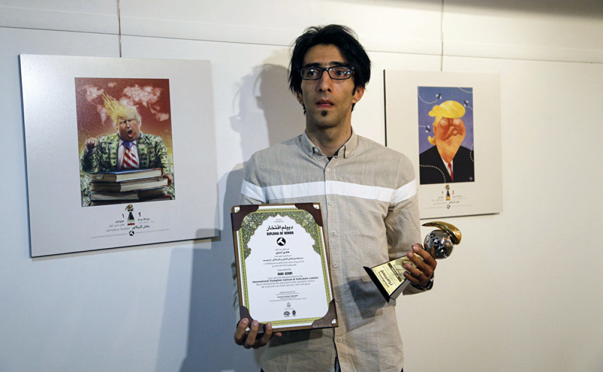 İran’da ABD Başkanı'yla dalga geçen karikatür yarışması: Trumpizm