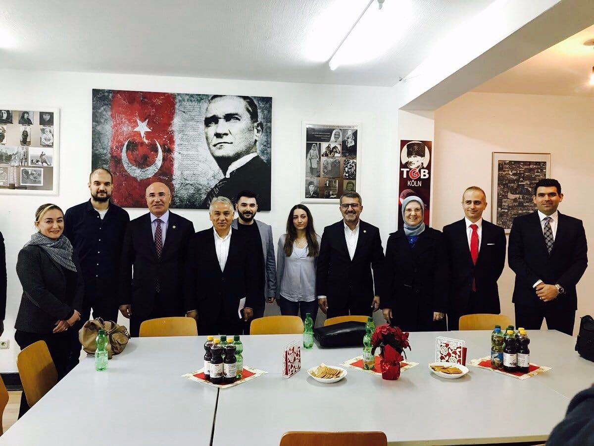 TBMM İnsan Haklarını İnceleme Komisyonu'ndan TGB Köln'e ziyaret