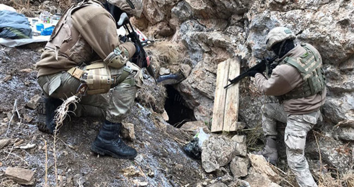 PKK'nın 194 Sığınağı İmha Edildi