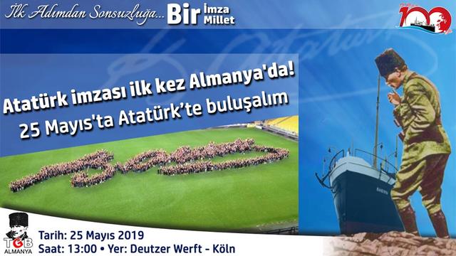 Almanya 19 Mayıs'ın 100. Yılında Atatürk'te Kenetleniyor