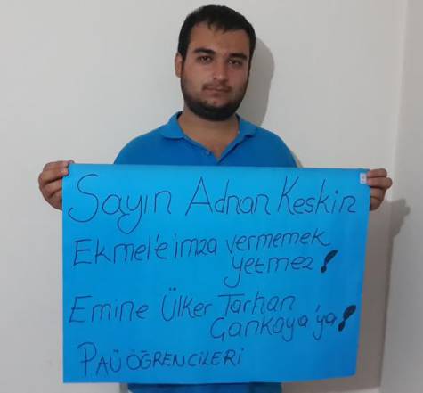 PAÜ Öğrencilerinden Vekillere Twitter Kampanyası