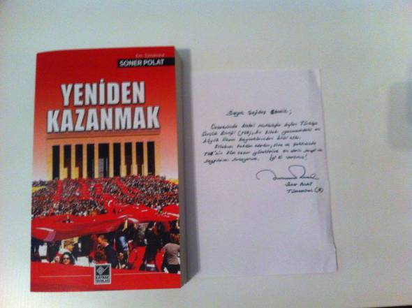 Mustafa Kemal'in askerinden TGB'ye armağan