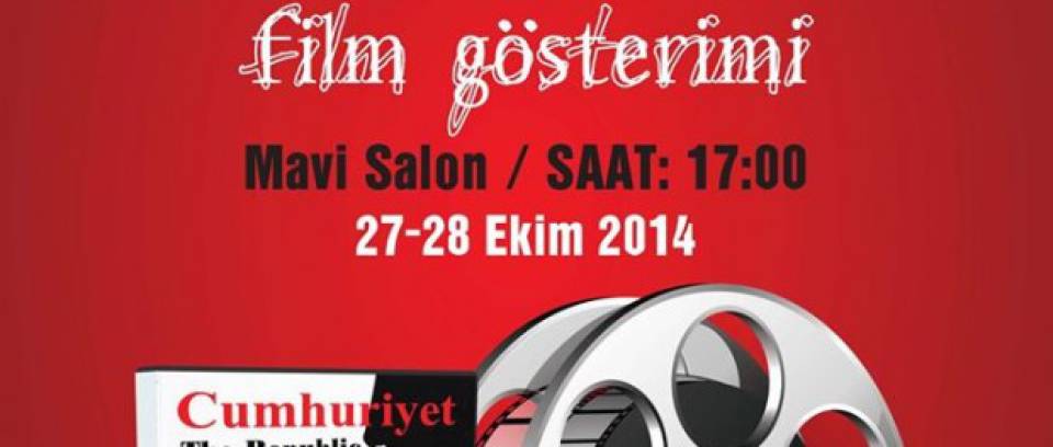 Cumhuriyet Haftası'nda film gösterimi