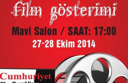 Cumhuriyet Haftası'nda film gösterimi