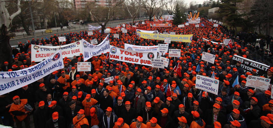 Emekçiler Ankara yolunda