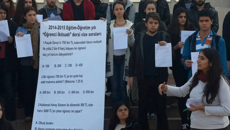 Katlamalı Har(a)ç Sistemine karşı PAÜ öğrencilerinden açıklama
