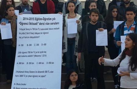 Katlamalı Har(a)ç Sistemine karşı PAÜ öğrencilerinden açıklama