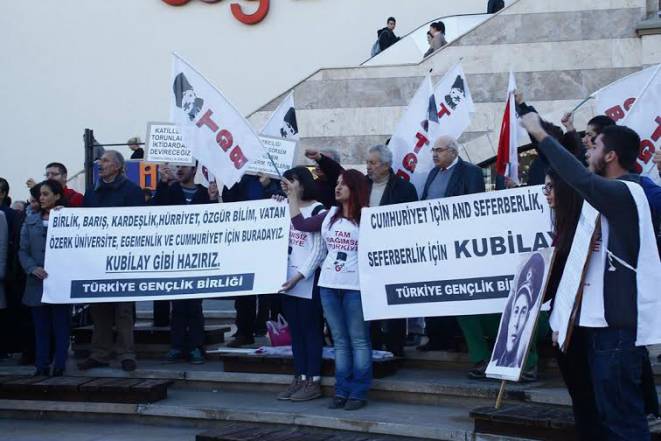 Mersin Kubilay için yürüdü