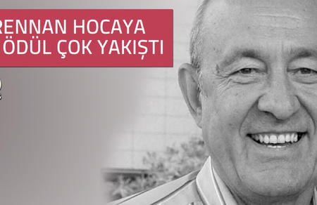 Rennan Hocaya bu ödül çok yakıştı