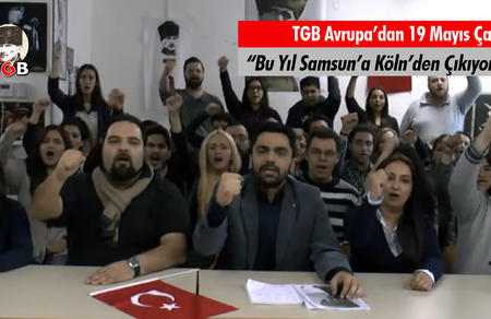 TGB Avrupa'dan 19 Mayıs Çağrısı