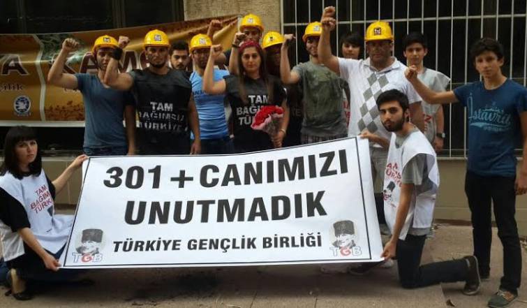 TGB Mersin, Soma'da yitirdiğimiz madencilerimizi andı
