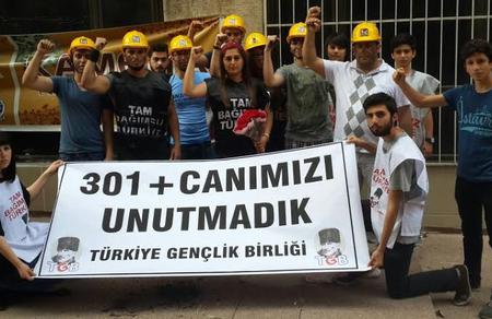 TGB Mersin, Soma'da yitirdiğimiz madencilerimizi andı