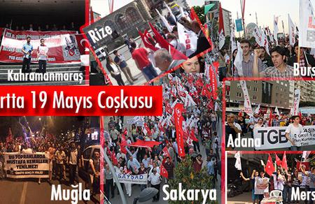 Yurtta 19 Mayıs Coşkusu