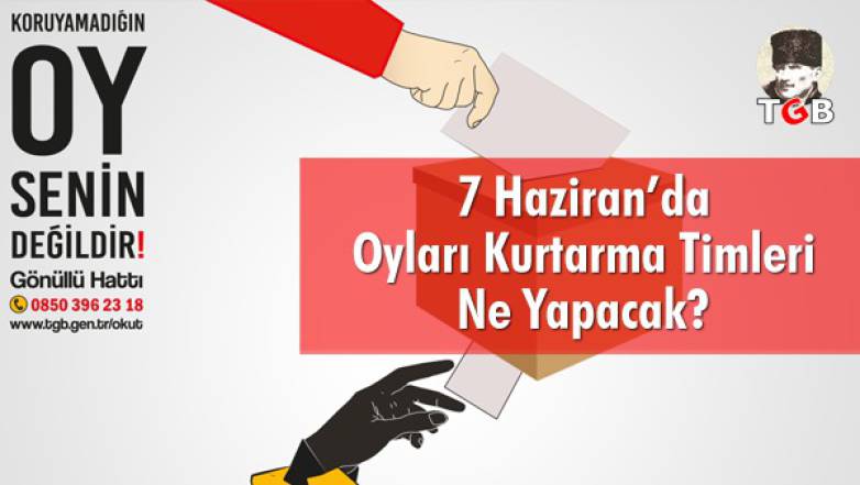 7 Haziran'da Oylar Kurtarma Timleri Ne Yapacak?