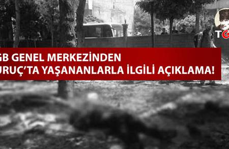 TGB Genel Merkezinden Suruç'ta Yaşananlarla İlgili Açıklama!