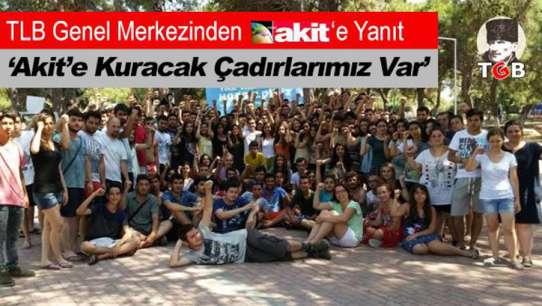 TLB Genel Merkezinden Akit'e Yanıt: