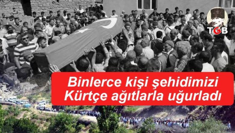 Binlerce Kişi Şehidimizi Kürtçe Ağıtlarla Uğurladı