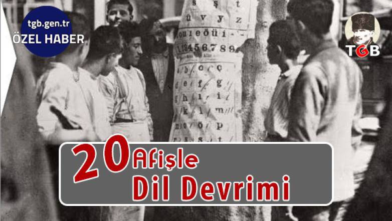 20 Afişle Dil Devrimi