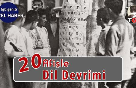 20 Afişle Dil Devrimi
