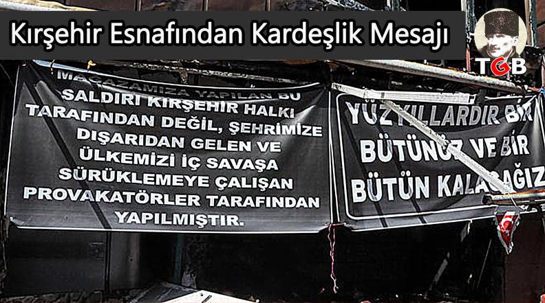 Kırşehir Esnafından Kardeşlik Mesajı