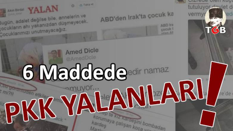 6 Maddede PKK Yalanları!