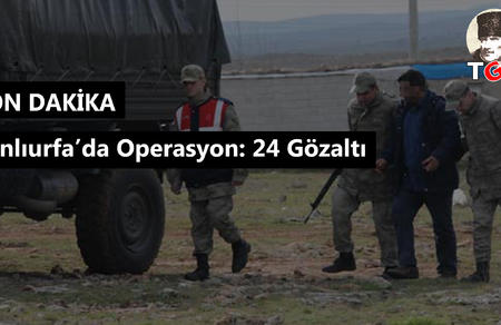Şanlıurfa’da Operasyon: 24 Gözaltı