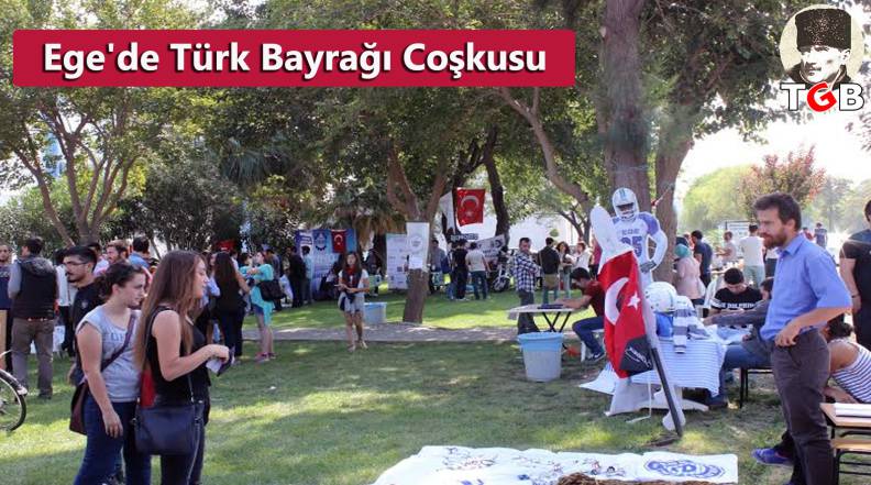 Ege'de Türk Bayrağı Coşkusu