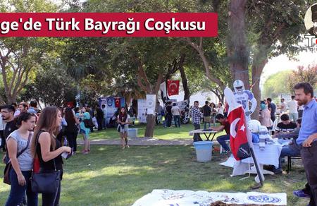 Ege'de Türk Bayrağı Coşkusu