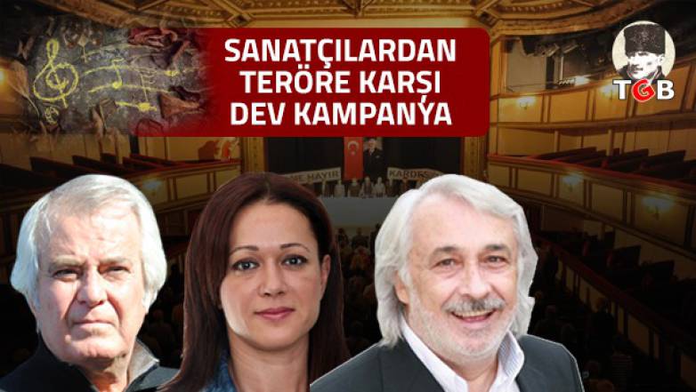 Sanatçılardan Teröre Karşı Dev Kampanya!