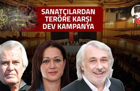 Sanat&ccedil;ılardan Ter&ouml;re Karşı Dev Kampanya!