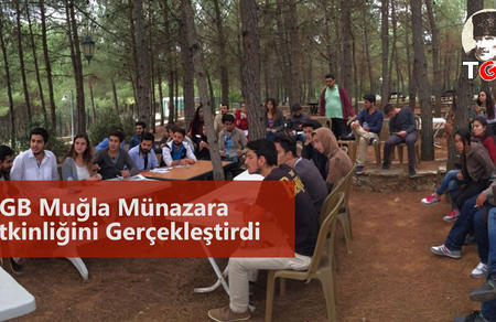 TGB Muğla Münazara Etkinliğini Gerçekleştirdi