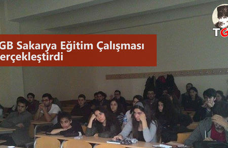 TGB Sakarya Eğitim &Ccedil;alışması Ger&ccedil;ekleştirdi