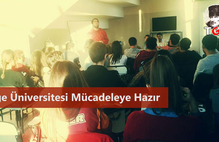 Ege Üniversitesi Mücadeleye Hazır