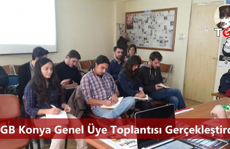 TGB Konya Genel Üye Toplantısı Gerçekleştirdi