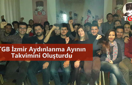 TGB İzmir Aydınlanma Ayının Takvimini Oluşturdu