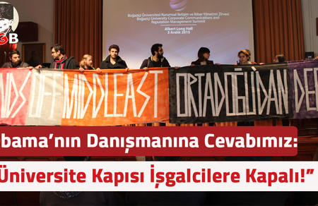 &Uuml;niversite Kapısı, İşgalcilere Kapalı!