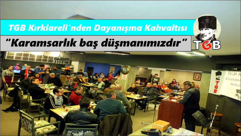 TGB Kırklare'linden Dayanışma Kahvaltısı