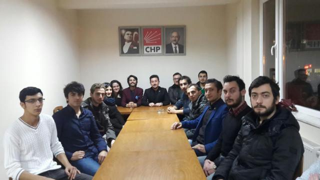 TGB Sakarya CHP Sakarya Gen&ccedil;lik Kolları'nı Ziyaret Etti