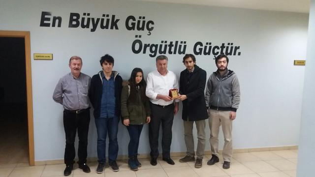 TGB Sakarya'dan Tes-İş Sendikası'na Teşekk&uuml;r Ziyareti