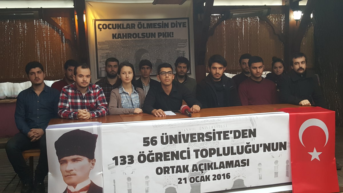 133 Öğrenci Topluluğundan Ortak Açıklama: Çocuklar Ölmesin Diye Kahrolsun PKK!