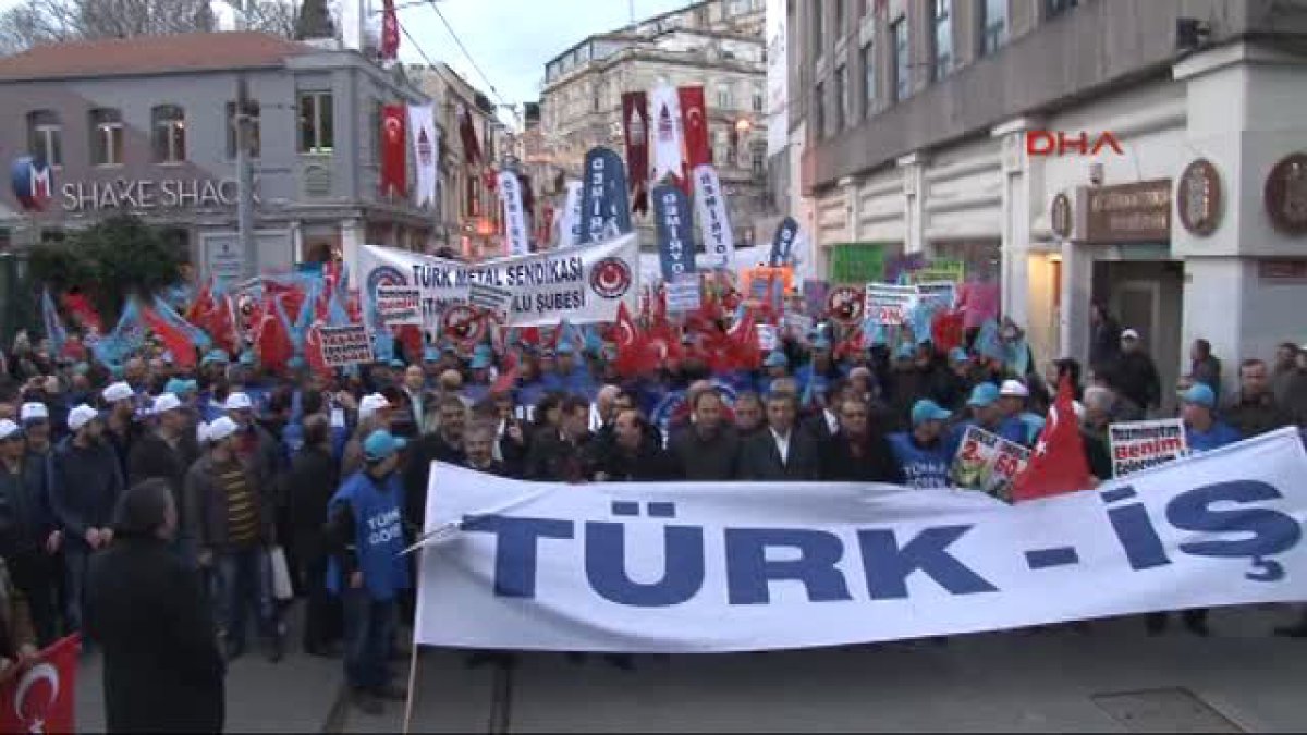 Türk-İş'ten ''Kıdem Tazminatıma Dokunma'' Eylemi!