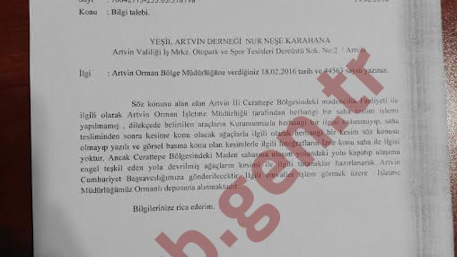 Artvin Orman Bölge Müdürlüğü'nden Mehmet Cengiz'i Üzecek O Yazı!