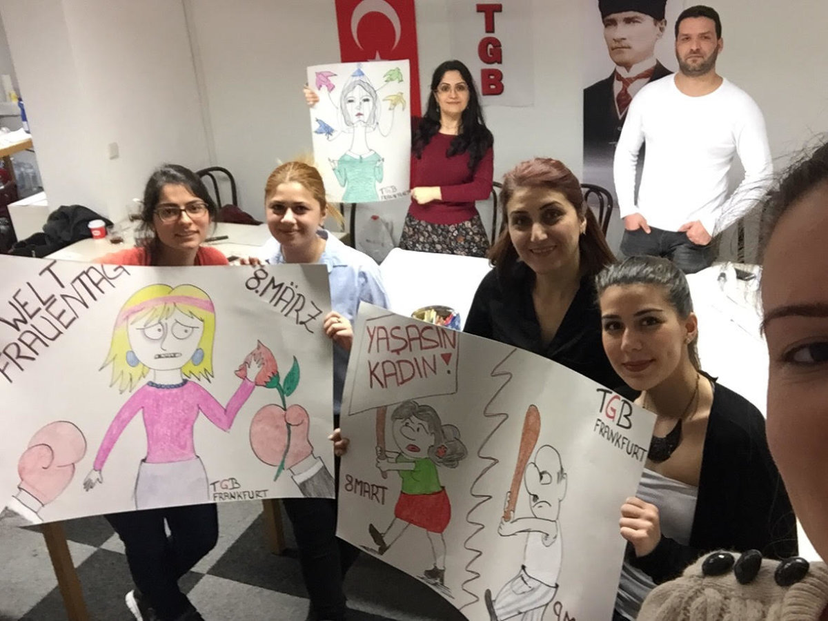 TGB Frankfurt 8 Mart'ta Meydanlarda!