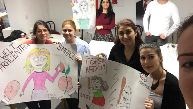 TGB Frankfurt 8 Mart'ta Meydanlarda!