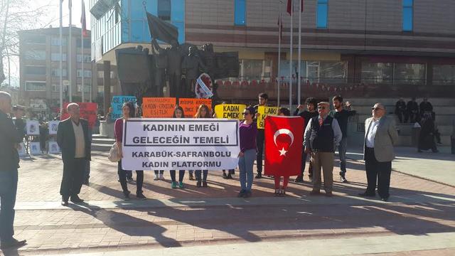 Karab&uuml;k'te 8 Mart'ta Kadın Platformu Oluşturuldu