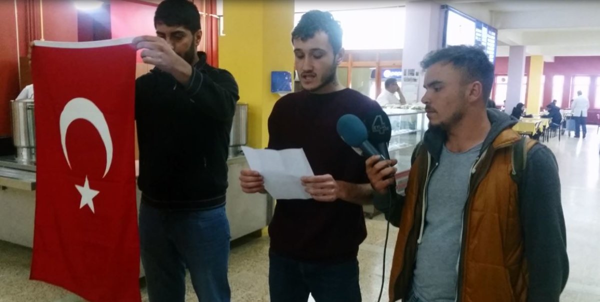 Cumhuriyet &Uuml;niversitesi &Ouml;ğrencilerinden Ankara Saldırısına Tepki!