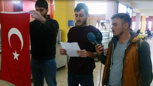 Cumhuriyet &Uuml;niversitesi &Ouml;ğrencilerinden Ankara Saldırısına Tepki!