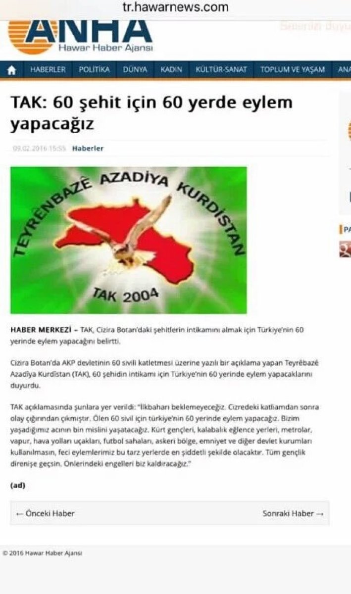 Ankara Saldırısını Üstlenen TAK'ın Sivilleri Bilerek Hedef Alındığı Anlaşıldı