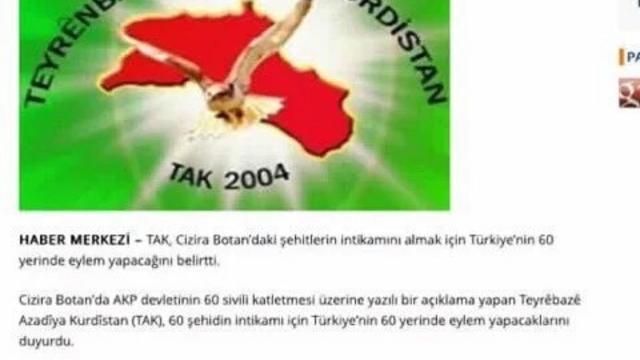 Ankara Saldırısını Üstlenen TAK'ın Sivilleri Bilerek Hedef Alındığı Anlaşıldı